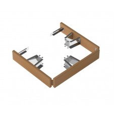 Защитное ограждение пристенное для печи Sawo CUBOS, кедр, CUB-GUARD-W3-WL-D